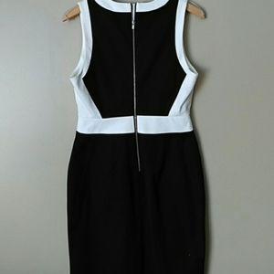 BLACK AND WHITE DRESS
